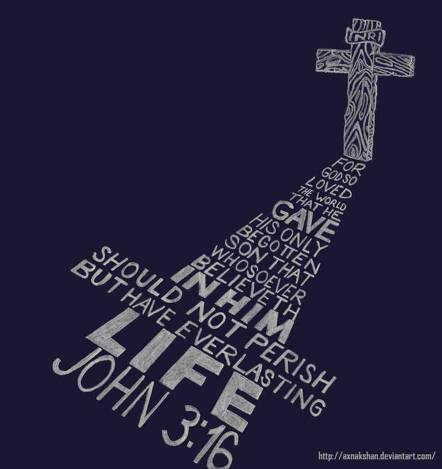 Cross with John 3:16